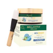 Kaukė veidui (100 g), „InstaBright“ veido pakuotė, „Bella Vita“. beige