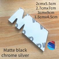 M Emblemos Lipdukai Ženkleliai Sparno Šono Automobilio stilius skirtas M3 M5 G01 F20 G30 F30 F31 E36 E39 E87 E60 E46 E91 X1 X3 X5 1.5cmx4.5cm sticker juoda