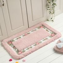 Weiqi Anti-Slip Indoor Floor Mat - Water-Absorbent Doormat for Entryway, Bedroom, and Bathroom. 40×60cm rožinė