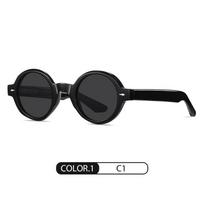 1pcs Retro Round Anti-Blue Light Glasses Driving Sunglasses Fashion Trend Blue Light Blocking Eyewear