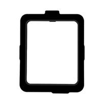Philips FC9732 FC9728 FC9735 dulkių siurbliui Oro filtras 1 Išorinis rėmelis 1 Outer Frame