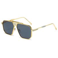 Vintage Square Men Sunglasses Brown 2026 Luxury Brand Retro Classic Sun Glasses For Man UV400 Oculos De Sol Masculino as  picture