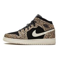 (GS) Air Jordan 1 Mid SE 'Leopard' Kids' BQ6931-021 EU 37.5
