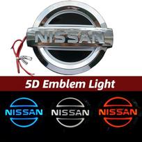 BYRDVE1 5D LED Light Car Rear Trunk Emblem Sticker Badge for Nissan Qashqai J11 J10 Teana X Trail T32 Juke Sentra Sylphy Almera Versa Red