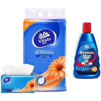 Vinda Tissues & Saso Anti-Dandruff Shampoo Bundle
