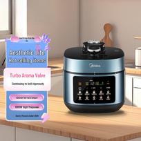 Midea 4.8L Electric Pressure Cooker with Double Pots CN plug (adapter included)