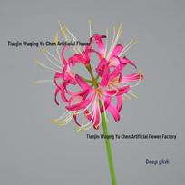 Artificial Higanbana Zephyr Lily Single Stem for Photography & Indoor Floral Art Diameter approx. 16CM giliai rausva spalva