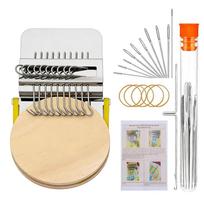 Darning Kit Clothing Mending Supplies Small Darning Loom Kit for Craft Enthusiasts Home Travel Quilters Tailors Sewers Costume