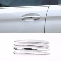 4 vnt ABS chromo lenkų automobilių durų rankenos juostelės, skirtos B+W 5 serijos G30 530li 2018 m., skirtos B+W X4 G02 2018 m. automobilių priedams