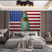 Kanye West YE Funny Flag  Flat Print  Versatile for Bedroom Party Living Room Balcony  Outdoor  Wall Decor Banner 74x94cm(29x37in)