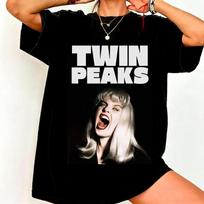 Twin Peaks Fire Walk with Me Retro Style Classic Print TShirt Graphic Short Sleeve Shirt Unisex Unisex Women Summer Streetwear Top 2XL