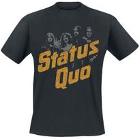 Status Quo Grupės Nariai Vintažinis Spaudinys T-shirt 100% Medvilnė Unisex Klasikinis Rokas Gatvės Apranga Gerbėjo Grafinis T-shirt M