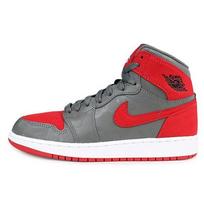 (GS) Air Jordan 1 Retro Hi Prem 'Bred Camo' Kids' 822858-032 EU 38.5
