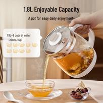 Bear 1.8L Smart Glass Health Kettle & Tea Maker CN plug (adapter included)