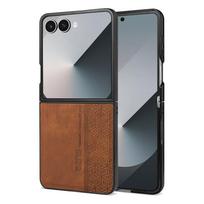 For Samsung Galaxy Z Flip 7 Case Soft PU leather Skin protective Back Cover Phone Case For Samsung Z Flip 7 FE 6 5 4 3 Shell Galaxy Z Flip7 ruda