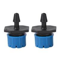 100pcs Spray Nozzle Water Dropper Garden Anti Drip Mist Irrigation Sprinkler mėlyna