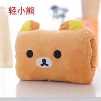 Soft Plush Hand Warmer Pillow for Kids, Cute Cartoon Stuffed Animal Nap Cushion, Gift Idea for Children, Cozy Neck Pillow and 20x30