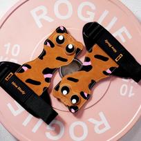 1 Pair Non-slip Kitty Wrist Straps Big Eyes Deadlift Power Straps Cat Fitness Power Straps  Deadlift Style 5