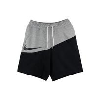 Nike Sportswear Swoosh Color Block Shorts Men Shorts Black Grey BV5310-064 XXL