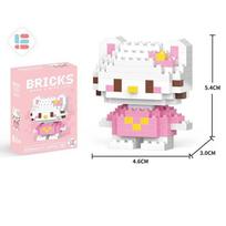 LiLo Stitch Toys Building Blocks  Pikechu lega Anime Cartoon Character Model Building Blocks Toy for children Gift No Box