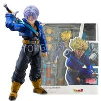 Shfiguarts Dragon Ball Trunks Anime Figūrėlės SHF Trunks Berniukas Iš Ateities Kolekcijos Modelis Veiksmo Figūrėlės Žaislai Vaikų Dovanos