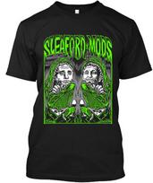 NAUJAS POPULIARUS! Sleaford Mods Angliškos Muzikos Grafinis Veido Logotipas Marškinėliai Dydis S-4XL Unisex Marškinėliai M