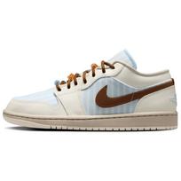 (WMNS) Air Jordan 1 Low Pinstripe Pack 'Hydrogen Blue Cream' Women's IR7553-422 EU 38.5