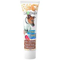 Lovi Dog Snack Premium Peanut Butter - natūralus žemės riešutų sviestas šunims 90g