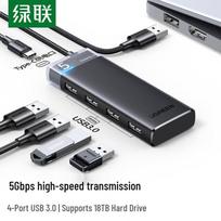 UGREEN USB 3.0 4-Port Hub with Type-C Power