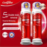 Colgate Optic White Stain Removal Pump Toothpaste, 2 x 100ml