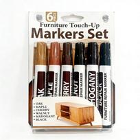 6-12Pc Furniture Repair Pen Markers Remover Wood Scratches Restore Kit Scratch Filler Paint Wooden Cabinet Floors Tables Repair