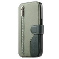 For Xiaomi 15T Pro 5G Luxury Case Detachable 2IN1 Zipper Wallet Book Shell Xiaomi 15T Case Mi 15 T T15 Phone 15tPro Magnet Cover xiaomi 15T Pro žalia
