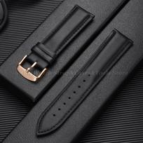 12/13/14/15/16/1718/19/20/21/22/23/24mm Universal Replacement Wristwatch Band Black Brown Ultra-thin Watch Strap for Men Women 12mm