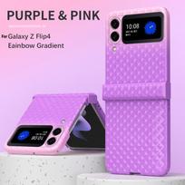Rainbow Color Ultra Thin Hard Funda, skirtas Samsung Galaxy Z Flip 4 3 vyrių dėklas, skirtas Samsung Z Flip3 4 5g pilno vyrio apsauginis dėklas For Galaxy Z Flip 4