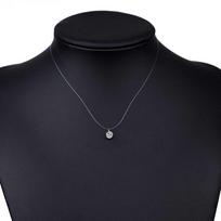 Hi Jewelry Mermaid Tears Transparent Stealth Fishline Clavicle Chain Necklace Female Zircon Pendant 6mm