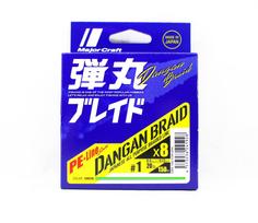 Major Craft Dangan Braid Line X8 150m P.E 1 Green DB8-150/1GR/20lb (5928) žalia