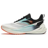 Anta C37 Series Shock Absorbing Breathable Low Top Running Shoes Men sneaker White Blue 912345538-3 40.5 white