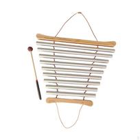 Ritmo vėjo varpeliai su lazdele, tvirti, nešiojami, energijos varpelis, mušamasis instrumentas klasei