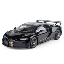 1/18 Bugatti Chiron Supercar Model Colletable Miniature Voiture Home Decor Diecast Toy Vehicle Children Boy Toy Gift