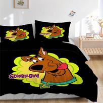 Scooby-Doo Mystery Machine Bedding Set  Comforter Cover Gift for Bedroom,Includes 1 Cover and 2 Pillowcases, No InsertB374 135x200cm