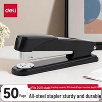 Deli 0314 50-Sheet Stapler juoda