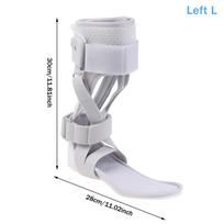 S/L Ankle Foot Orthosis Splint Drop Foot Support for Stroke Valgus Leaf Spring Correction