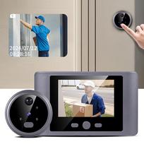 Wireless Peephole Video Doorbells PIR Motion Detector Digital Door Eye Camera 90° Wide Angle 2.8inch LCD Screen for Home Office China Mainland