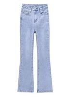 Women's High Waist Stretch Slim Fit Flare Jeans with Hip Lifting Design Double Extra Large