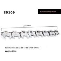 9/11Pcs Flare Nut Wrench Set Crowfoot Wrench Set With Storage Rack Horn Dual Purpose Wrenches Tool Kit For 3/8  Drive