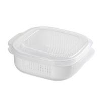 Heated Microwave Rice Sub Packaging Fresh-keeping Box Vegetable Fruit Separate Kitchen Storage Container 1/3/5Pcs Set