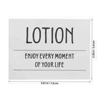 1 Sheet Shampoo Sub-Bottling Dispenser Label Waterproof Self-Adhesive Bottle Sticker Bathroom Shampoo Organized Classification balta