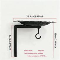 Creative Outdoor Bird Feeder - Wrought Iron Garden Flower Stand