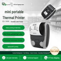 Portable Bluetooth Thermal Printer for Tickets, Receipts, Barcodes, QR Codes, and Labels 5806 Orange