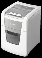 "Leitz IQ Autofeed Small Office 100" automatinis popieriaus smulkintuvas P4, kryžminis smulkinimas, 22 cm, 4 x 30 mm, 34 L, Touch, 8 lapai